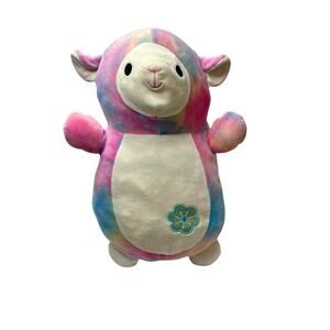 Squishmallows Hugmees14" Lana‎ the Tie Dye Lamb Cozy Stuffed Animal Pink